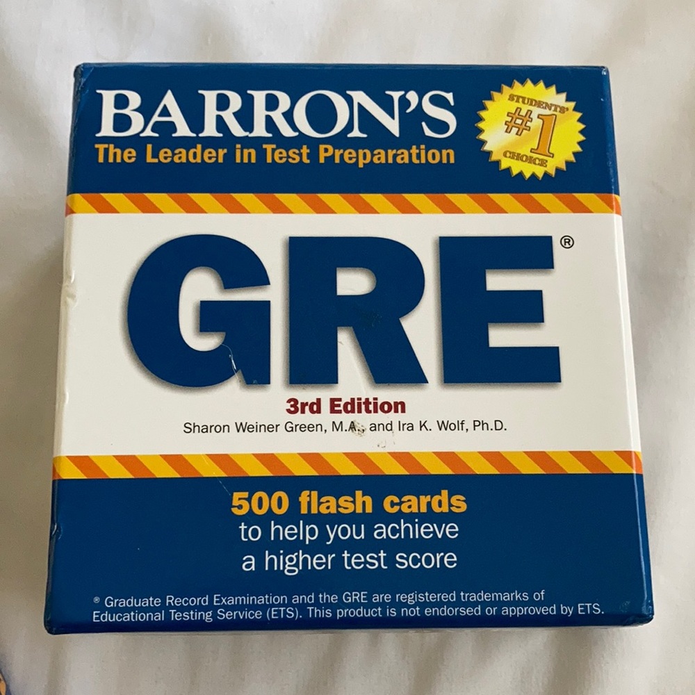 Barron’s GRE Flash Cards